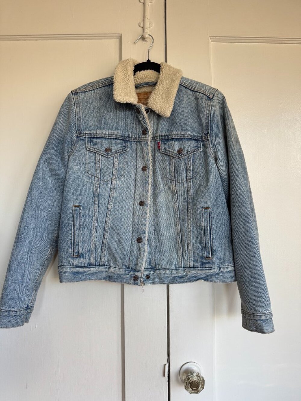 Levi's Vintage Sherling Denim Jacket (Sz Teen Large - fits like Women's Small)